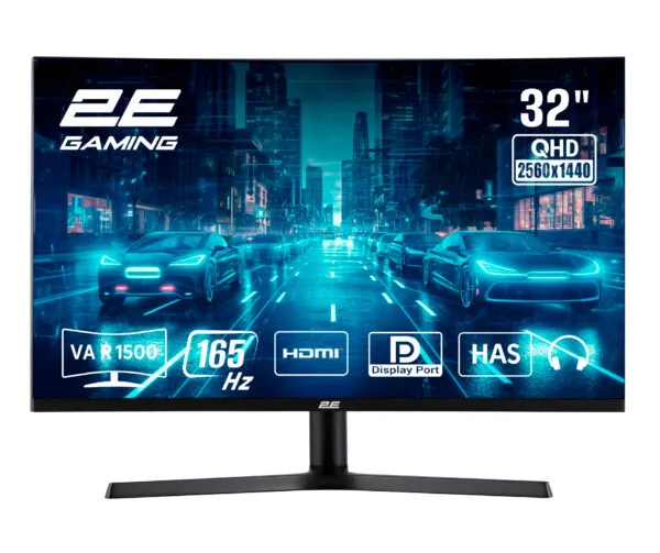 2E G3223B 165Hz 1ms 2K Qara 32" Curved Gaming Monitor