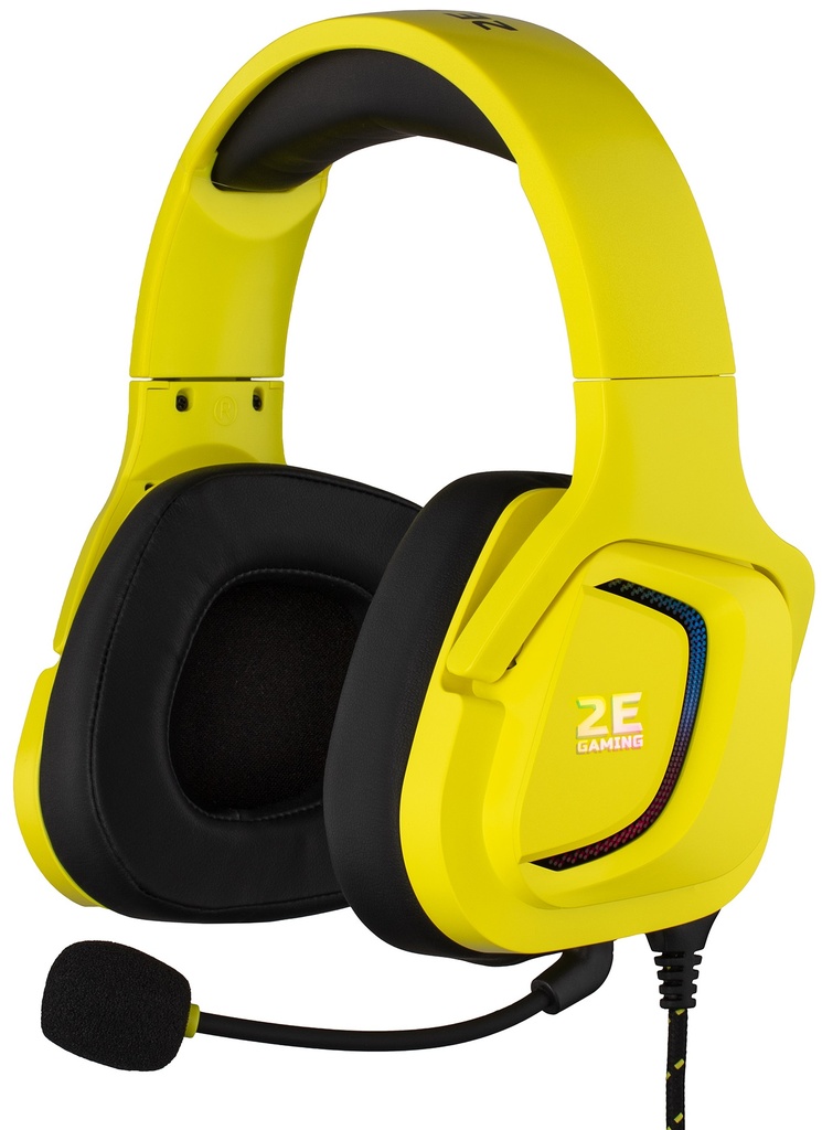 2E HG-340 Sarı 7.1 RGB 2in1 Gaming Qulaqlıq