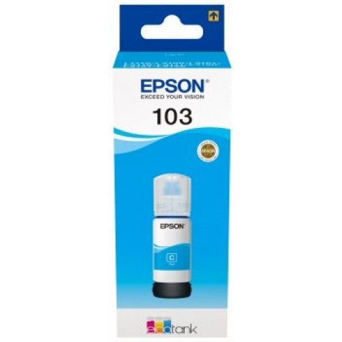 EPSON 103 65ml EcoTank Cyan Ink