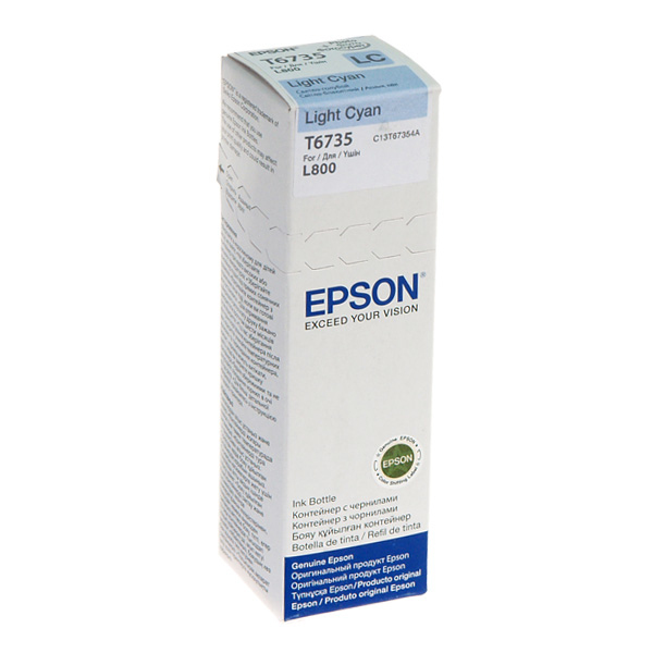 EPSON 673 70ml Eco Tank Light Cyan Ink