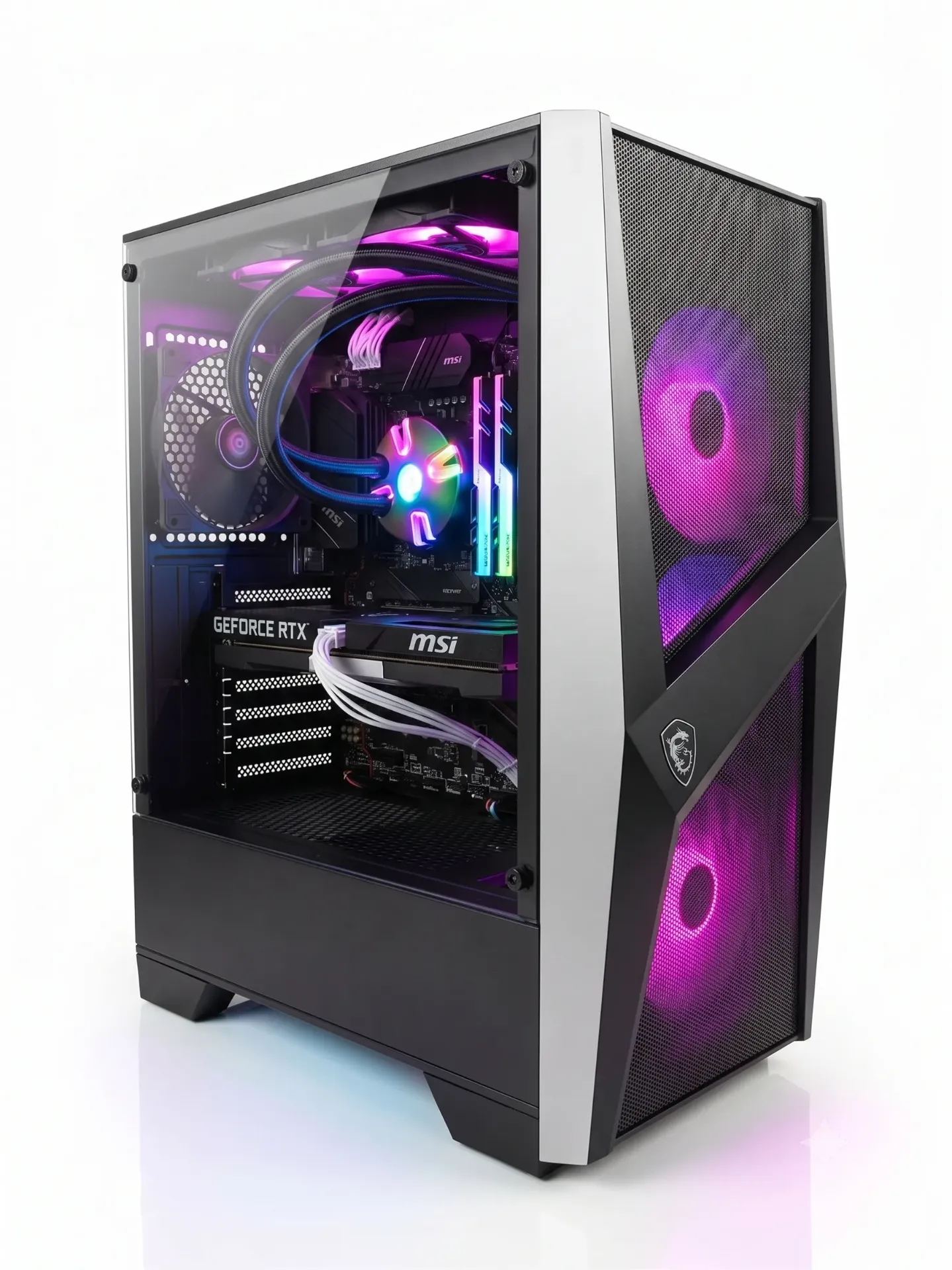 Gaming Desktop: i9-14900KF/ DDR5 32Gb (2*16)/ 512GB NNVMe M.2 SSD/ 4TB HDD/RTX 5060 8G