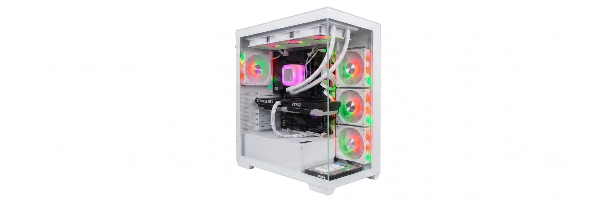 Gaming Desktop: i9-14900KF/ DDR5 32Gb (2*16)/ 512GB NNVMe M.2 SSD/ 4TB HDD/RTX 5060 8G