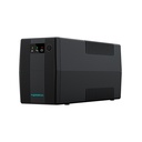 MARSRIVA MR-UF600 600VA/360W Smart Line-Interactive UPS, LED version, 2 AC Outlets, 1*12V/7Ah, W/O USB